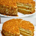 Einfache Honigtorte mit Saurer-Sahne-Creme