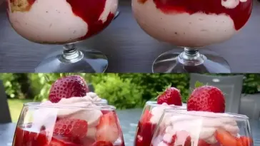 Erdbeer Quarkdessert in nur 5 Min W2xEX 2.5x