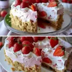 Erdbeerkuchen ohne Backen mit 350 g Mascarpone und Keksbboden W2xEX 2.5x