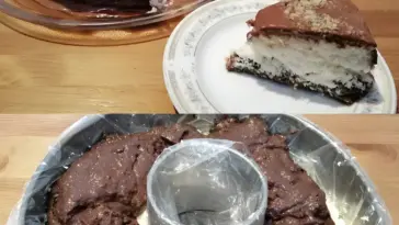 Kokos-Torte ohne Backen aus einer Gugelhupfform in 10 Minuten zubereitet