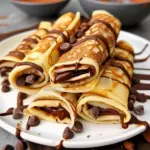 Lecker gefüllte Nutella-Crêpes – Ein Genuss aus der französischen Pâtisserie