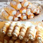 Schaumrollen mit selbstgemachtem Blätterteig
