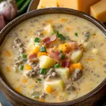 Schmeckt am nächsten Tag genauso perfekt, Hamburger Suppe mit 450 g Hackfleisch