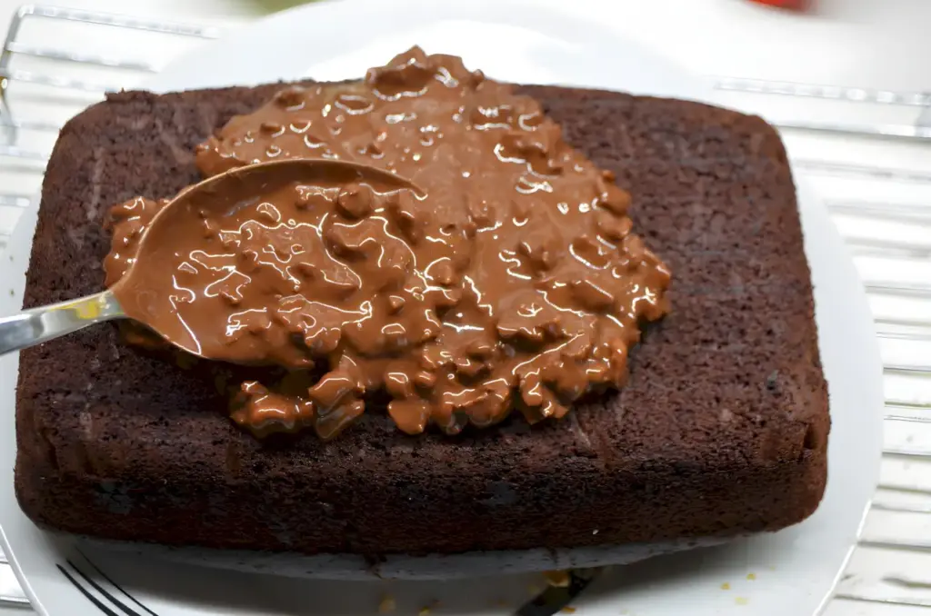 Schokoladenkuchen mit Nuss-Schokoladenglasur 3 Schokoladenkuchen mit Nuss Schokoladenglasur3 W2xEX 2.5x