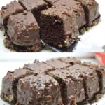 Schokoladenkuchen mit Nuss-Schokoladenglasur