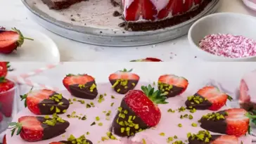 Suchtfaktor vorprogrammiert Erdbeer Quarktorte mit 450ml Sahne W2xEX 2.5x