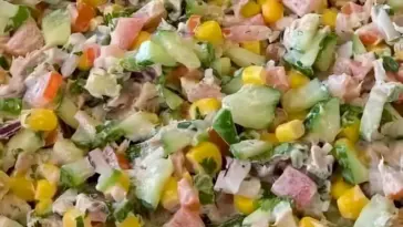 Thunfischsalat mit 1 Dose Mais ich bin in ihn verliebt W2xEX 2.5x Q99
