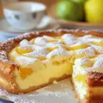Unschlagbarer Apfelkuchen mit Vanillepudding