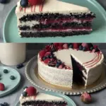 Unwiderstehliche Mohntorte mit Himbeeren