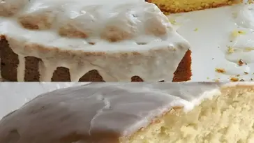 Zitronenkuchen mit Sauerrahm