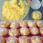 Apfelmuffins mit 250 g Quark die auf der Zunge zergehen!