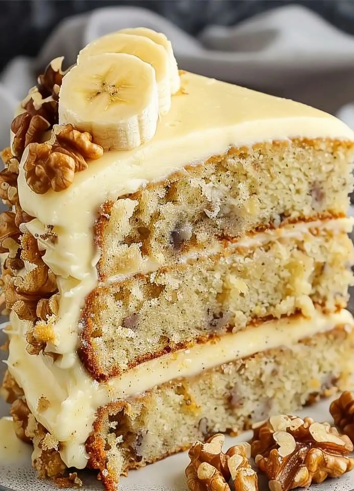 Bananen-Walnuss-Traumkuchen – Saftiges, Köstliches Rezept