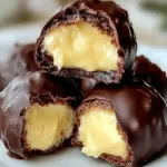 Bananenpudding-Schokoladenpuffs