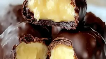 Bananenpudding-Schokoladenpuffs