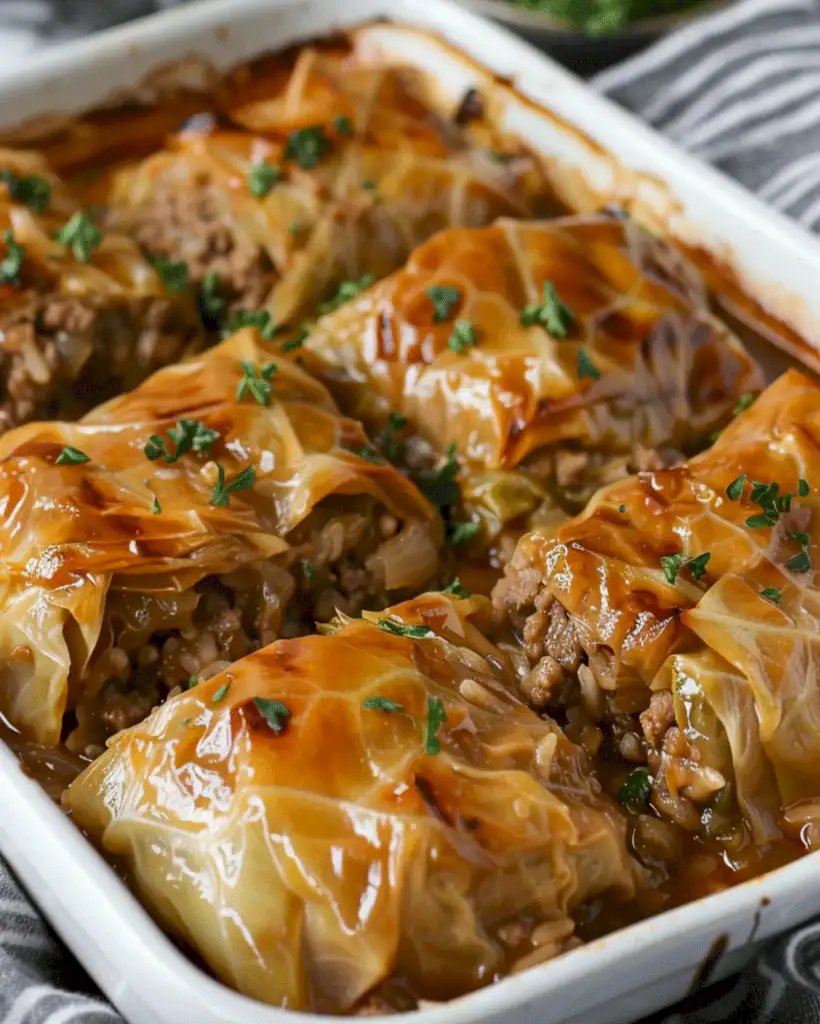 Sauerkraut-Rollen mit Rindfleisch und Reis 1 Beef and Rice Stuffed Cabbage Rolls Easy Dinner Recipe optimal