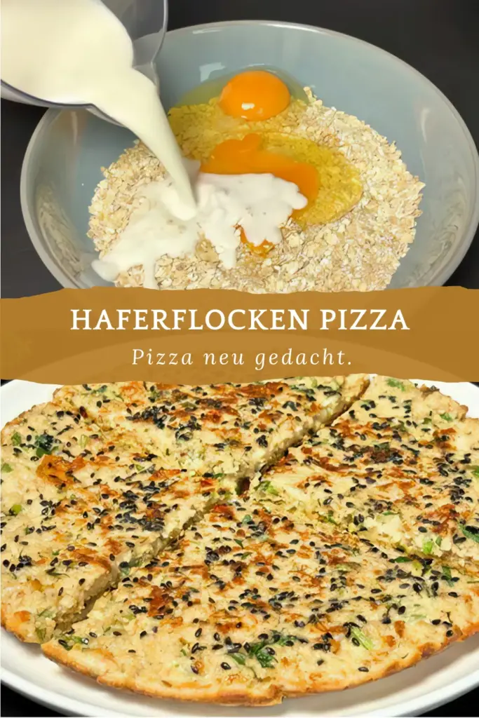 Besser als Pizza, Nur 1 Tasse Haferflocken und Käse! 1 Besser als Pizza Nur 1 Tasse Haferflocken und Kaese