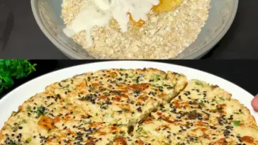 Besser als Pizza Nur 1 Tasse Haferflocken und Kaese W2xEX 2.5x Q99