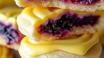 Himmlische Brombeer-Zitronenplätzchen | Einfach und Lecker