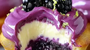 Brombeer-Limetten-Cheesecake-Cupcakes