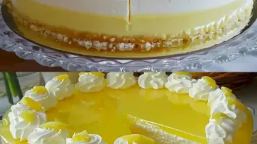 Drei Schritte zu einer himmlischen Zitronen-Joghurt-Torte
