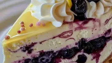 Blaubeer-Zitronen-Käsekuchen – Ein Sommergenuss
