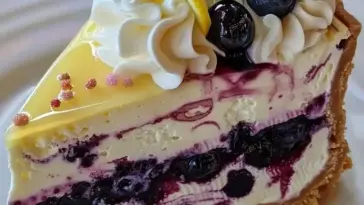 Heidelbeer-Zitronen-Käsekuchen: Ein Rezept für Genießer