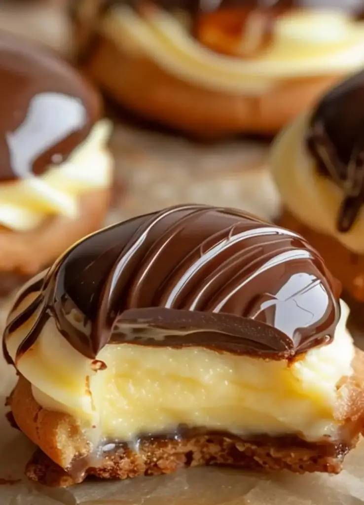 Schokoladencreme-Keksbällchen: Ein unwiderstehlicher Genuss 1 Boston Cream Pie Cookie Bites Recipe Irresistible Treats optimal recipes W2xEX 2x Q99 webp