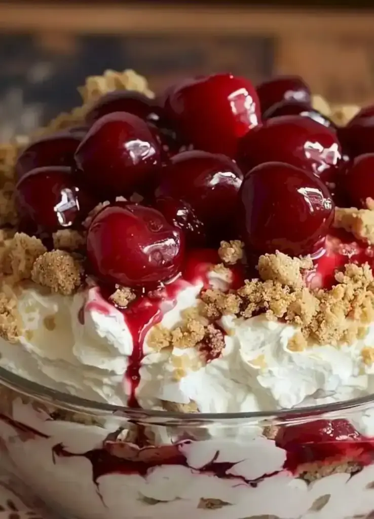 Kirschen-Cheesecake-Fluff: Ein Einfaches No-Bake Dessert 1 Kirschen-Cheesecake-Fluff
