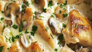 Hähnchen Marsala Auflauf – Ein Gemütliches italienisch-deutsches Gericht