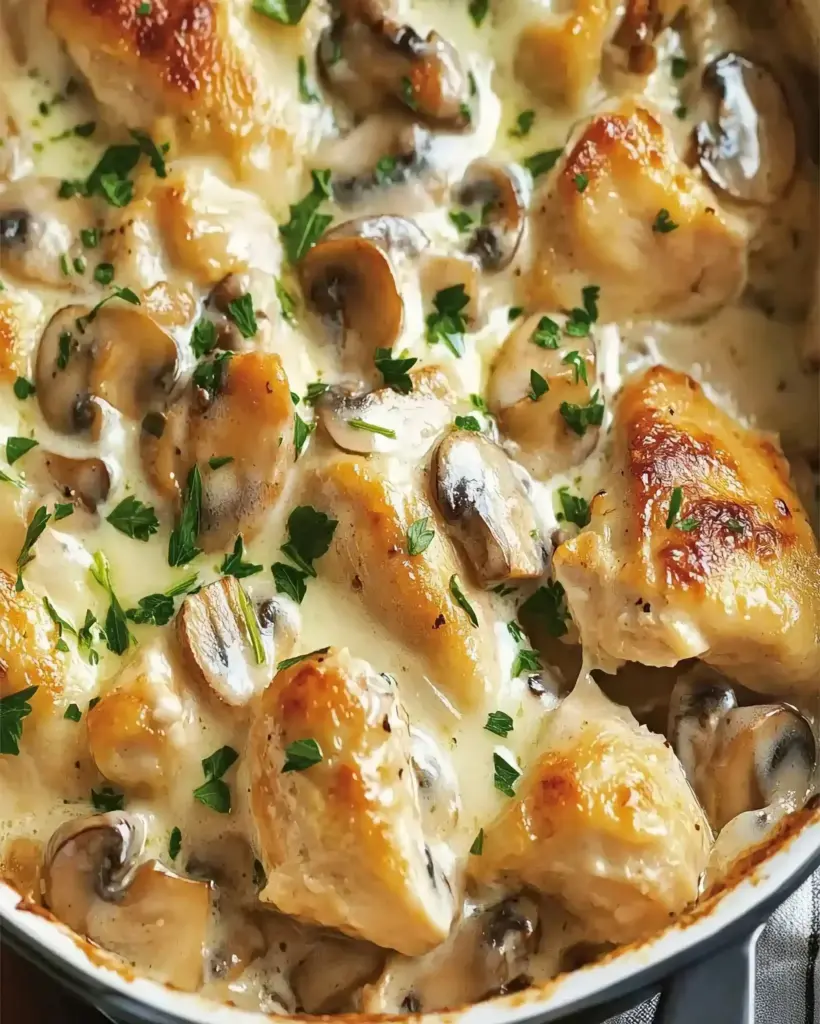 Hähnchen Marsala Auflauf – Ein Gemütliches italienisch-deutsches Gericht 1 Chicken Marsala Casserole Comforting Italian American Dish optimal recipes W2xEX 2x Q99 webp W2xEX 2x Q99