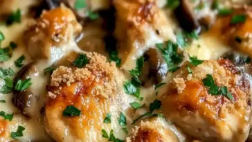 Hähnchen Marsala Auflauf – Herzhaftes Komfortessen Rezept