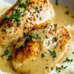 Hähnchen mit Cremiger Dijon-Sauce und Kartoffelbrei