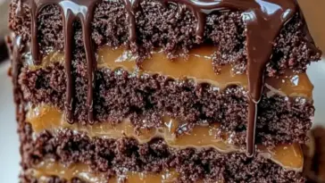 Schokoladen-Turtle-Traumkuchen