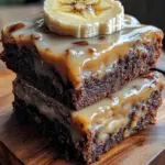 Dekadente Bananen-Karamell-Fudge-Brownies
