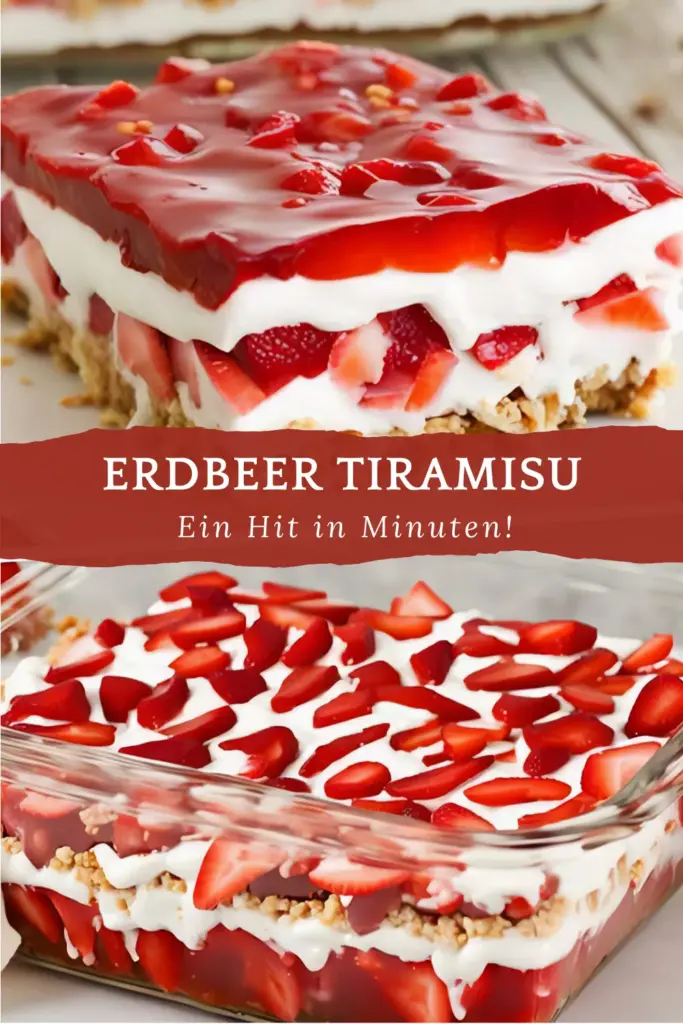 Einfach der Hit Erdbeer Tiramisu in 10 Minuten fertig 1 Einfach der Hit Erdbeer Tiramisu in 10 Minuten fertig