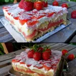 Erdbeer Fanta Kuchen in 10 Minuten schon im Ofen W2xEX 2.5x Q99