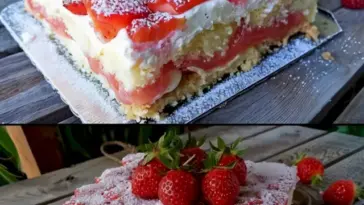Erdbeer Fanta Kuchen in 10 Minuten schon im Ofen W2xEX 2.5x Q99