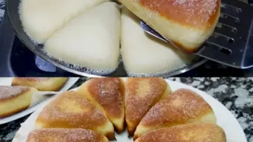 Fantastische Quark Faecher mit Zimtzucker aus der Pfanne W2xEX 2.5x
