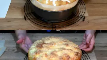 Fantastischer Apfel Schmandkuchen in 10 Minuten bereit fuer den Ofen W2xEX 2.5x