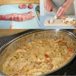 Filettopf mit 500 g Champignons aus dem Glas 2 Knoblauchzehen W2xEX 2.5x Q99