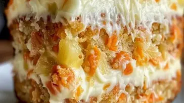 Karottenkuchen mit Ananas - Ein Hauch von Urlaubsfeeling