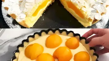 Heute gebacken, Italienische Zitronenkuchen mit 800 g Pfirsiche