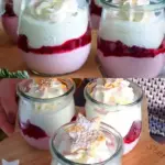 Himmlisches Dessert mit Himbeeren in 10 Minuten zubereitet