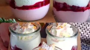 Himmlisches Dessert mit Himbeeren in 10 Minuten zubereitet