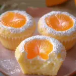 Käsekuchen Muffins mit Mandarinen ich nehme dafür 250g Quark