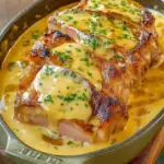 Kasseler mit 600 g Wirsing in Senf Sahnesauce, immer lecker