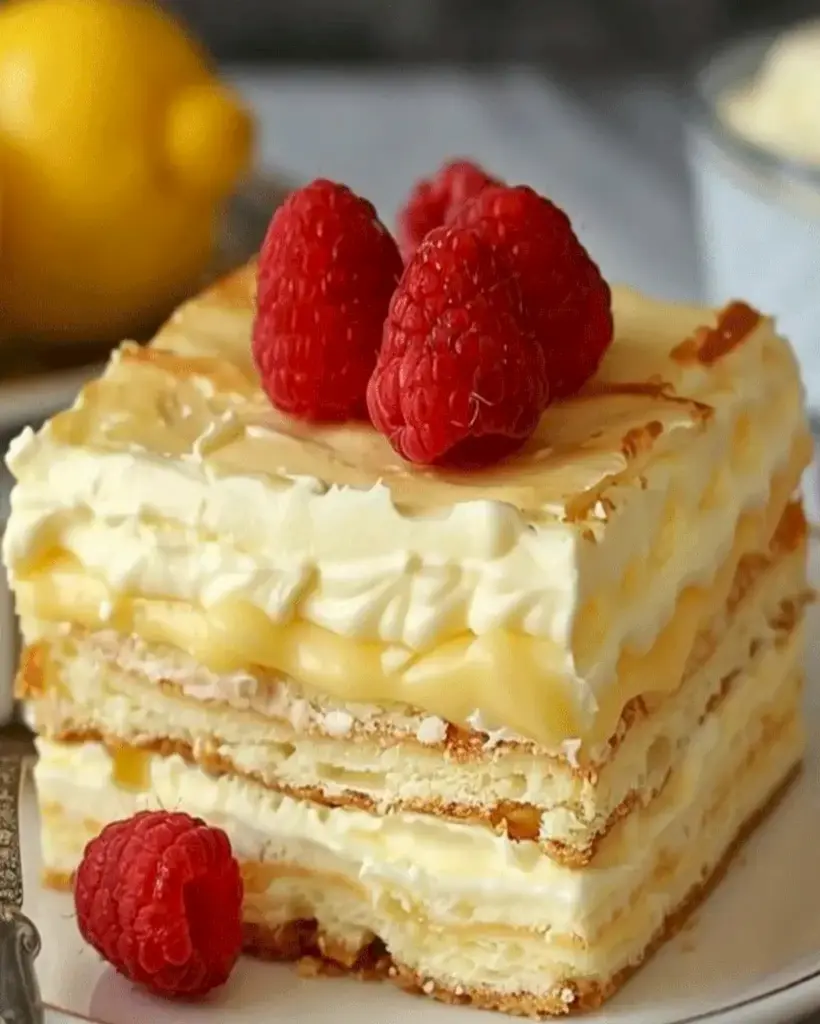 No-Bake Zitronen-Éclair-Kuchen 1 No Bake Lemon Eclair Cake optimal recipes W2xEX 2x Q99 webp