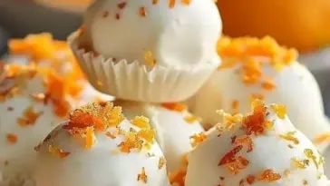 Ohne Baken Orange Creamsicle Trüffel Rezept – Einfache Leckereien