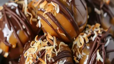 No-Bake Samoa-Trüffel – Reichhaltiger Karamell-Schokoladengenuss