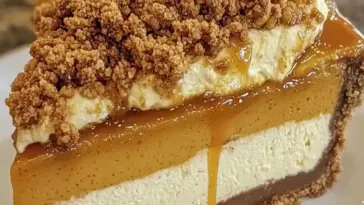 Kürbis-Pecan-Streusel-Käsekuchen Rezept | Herbstlicher Nachtisch